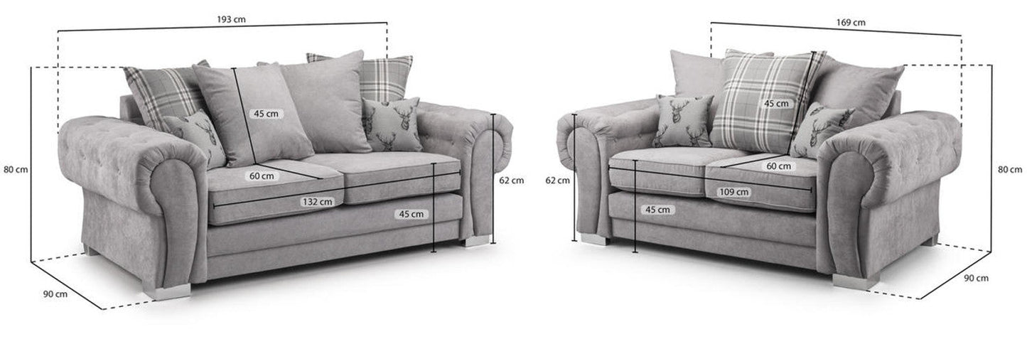 Mayfair Scatterback 3+2 Set Sofa
