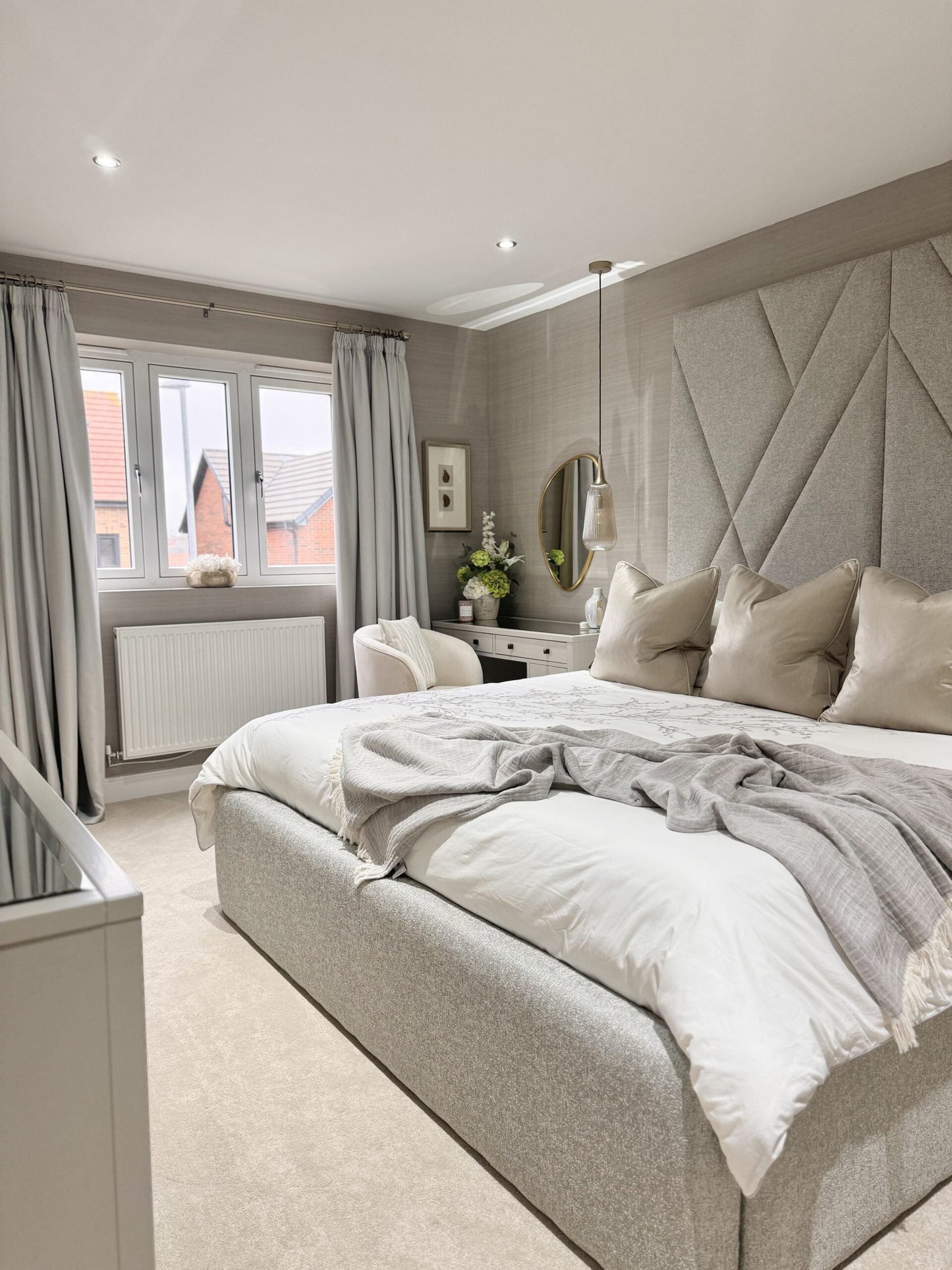 Ellis Tall Headboard Bedframe