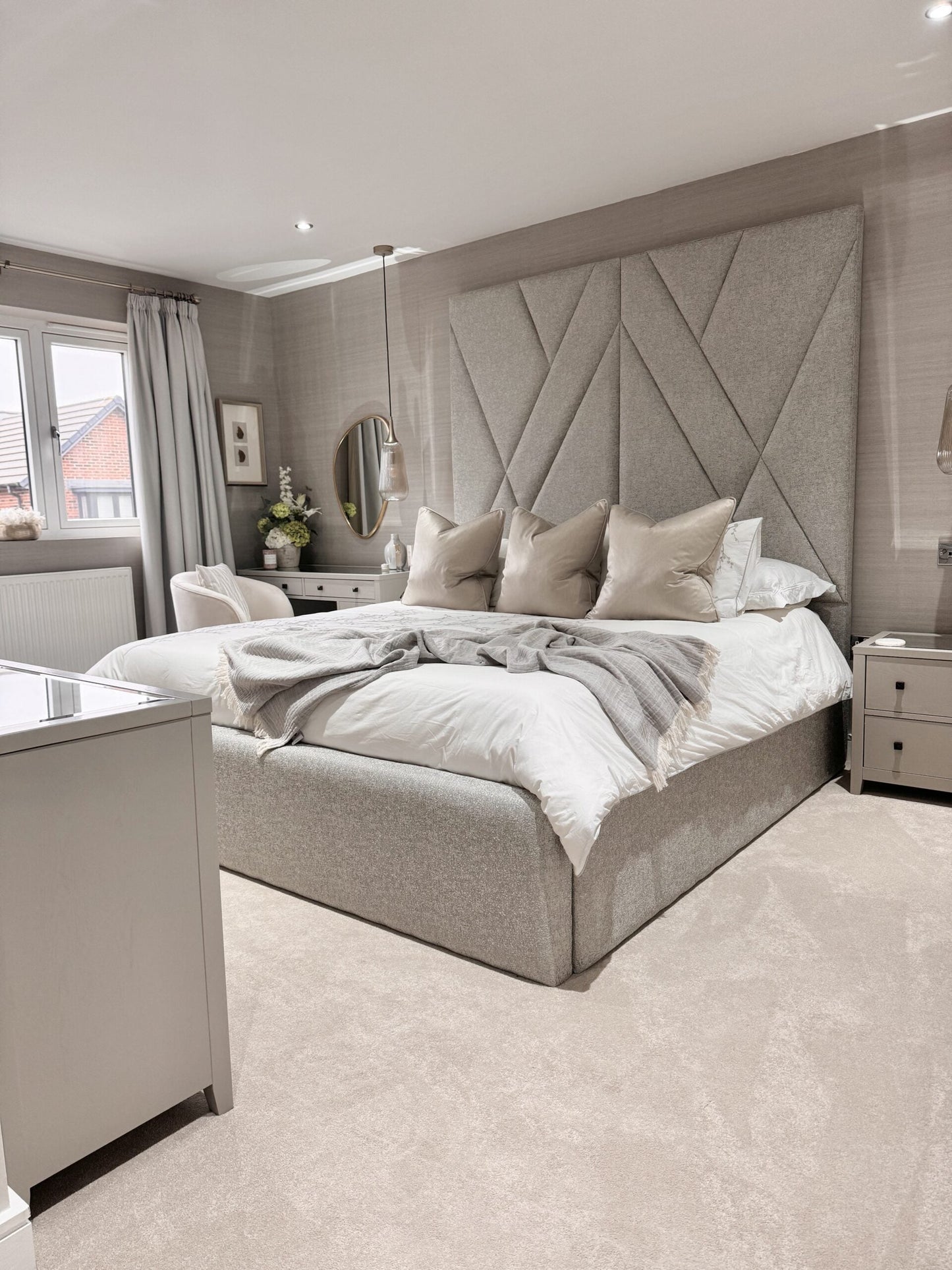 Ellis Tall Headboard Bedframe