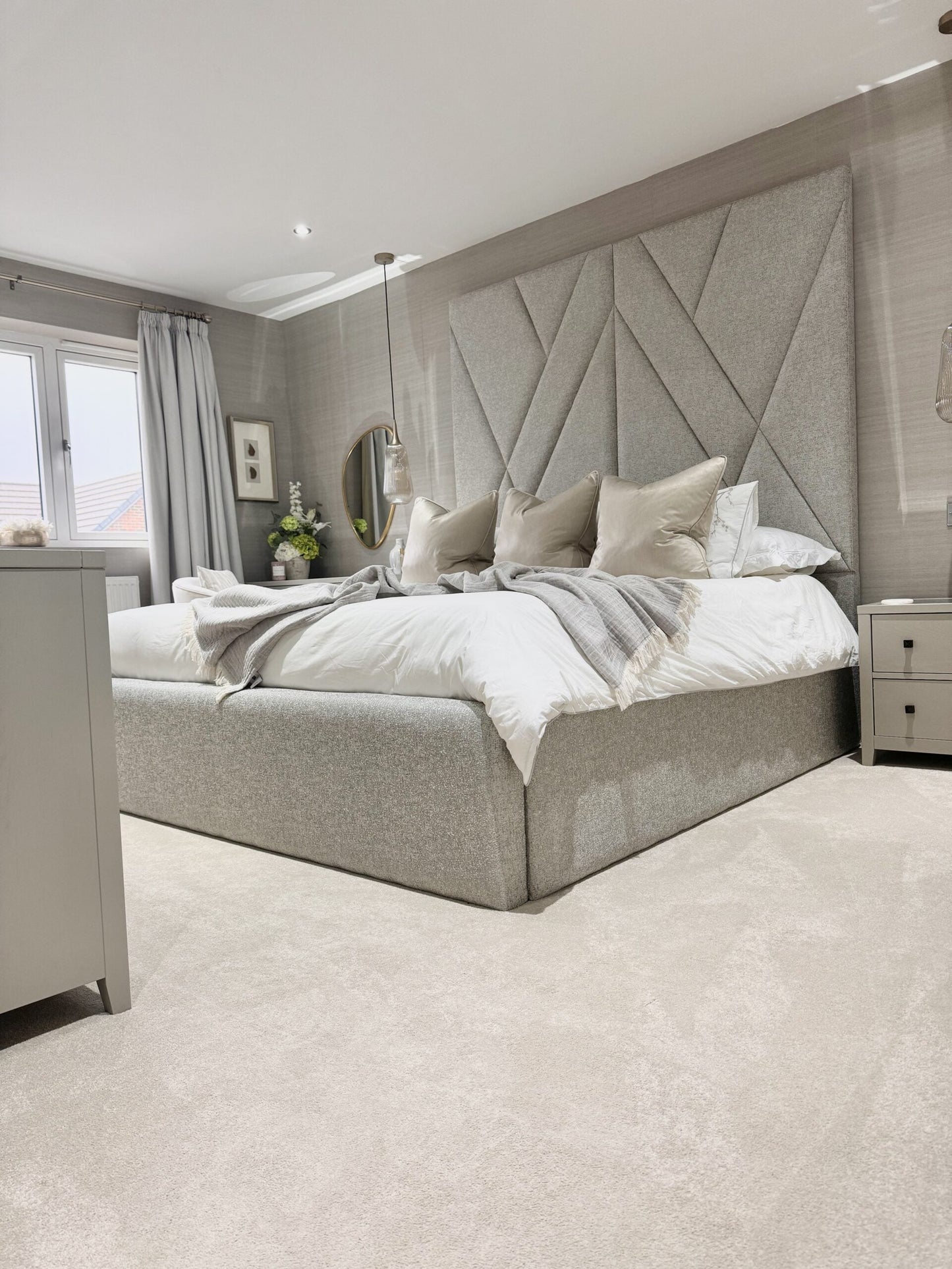 Ellis Tall Headboard Bedframe
